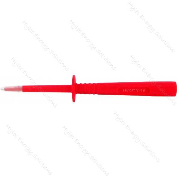 402-IEC-Cativ-N Fine Steel Tip Test Probe Red