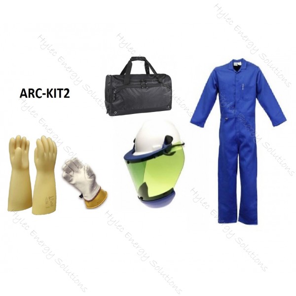 HRC2 Blue Coveralls Arc Flash kit 12 cal