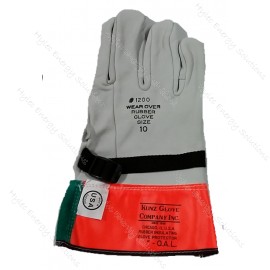 Outer Glove suit HV Sz10 L12inch