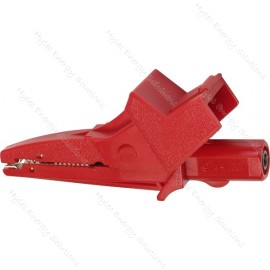 5004/LM-IEC-R Red Safety crocodile clip 20A 1