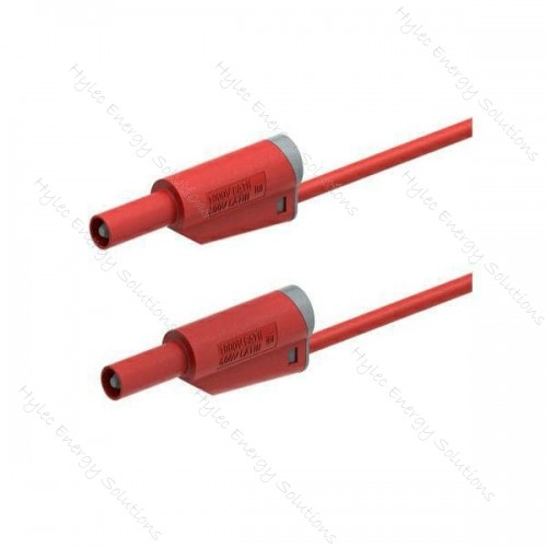 2613-IEC-150R 150cm Safety Stackable Test Lead 4mm - Red