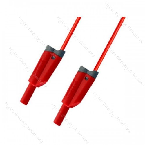 2719-IEC-150R 150cm Safety Stackable Test Lead 4mm - Red