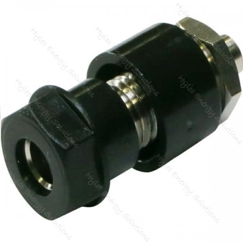 3230-C-N Black 4mm Socket /2mm hole terminal-M6