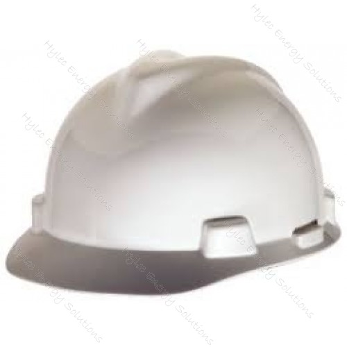 FR Hard Hat white clip in adjustment