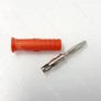 211-R 2mm banana plug with fixed insulator Red 2