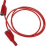 2613-IEC-150R 150cm Safety Stackable Test Lead 4mm - Red 2