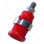3265-C-R Red 4mm Banana Socket with Hex Nuts 2
