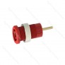 3267-C-R Red 4mm Safety banana socket with 1.9mm pin connexion