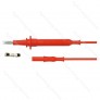 4930-0.5660V 120-R Test probe to straight banana plug Red